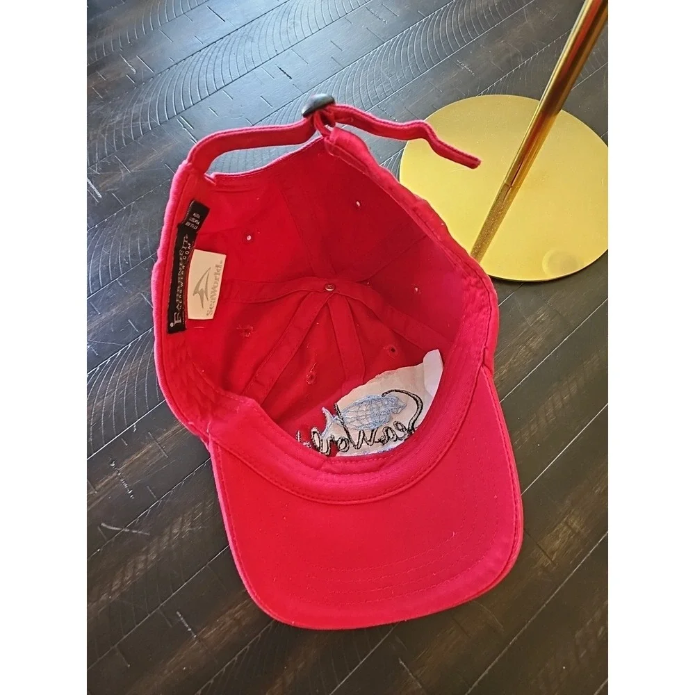 Sea World Red Vintage Est 1964 Old Logo‎ Youth Strap Back Hat